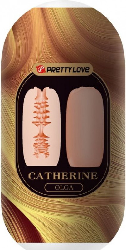 Мастурбатор рельефный "Pretty Love Olga" желтый
