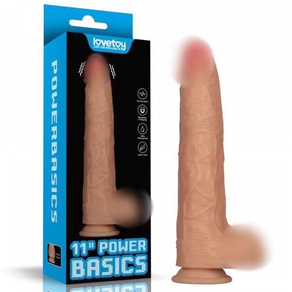 Вибратор реалистичный "Lovetoy Power Basics 11" мега мощный