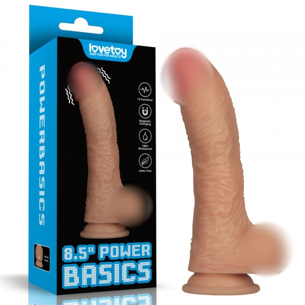 Вибратор реалистичный "Lovetoy Power Basics 8,5" мега мощный
