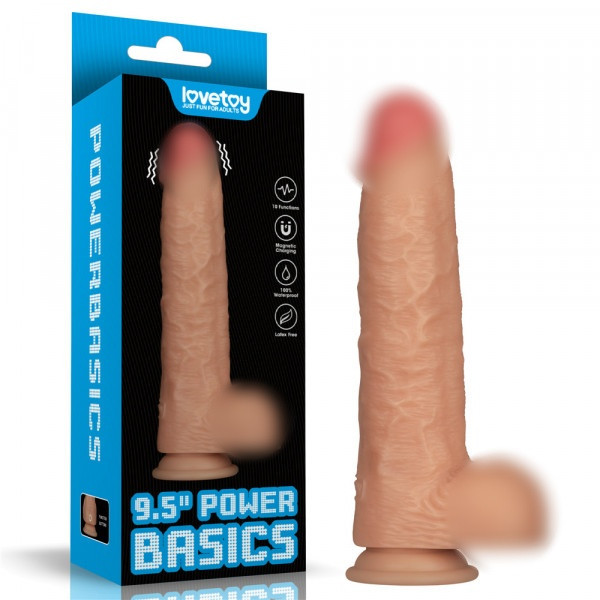 Вибратор реалистичный "Lovetoy Power Basics 9,5" супер мощный