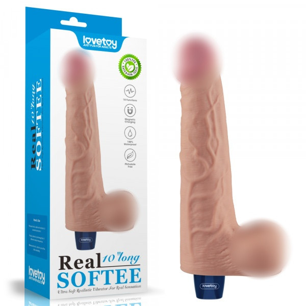 Вибратор мега реалистичный "Real Softee 10" мощный