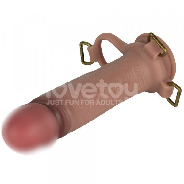Фаллопротез-фаллоимитатор 2 в 1 "Lovetoy Ingen 9" L/XXL