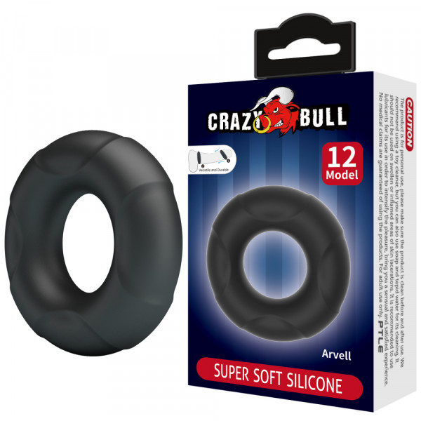 Эрекционное кольцо "Crazy Bull №12" супер нежное
