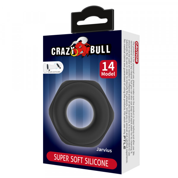 Эрекционное кольцо "Crazy Bull №14" супер нежное