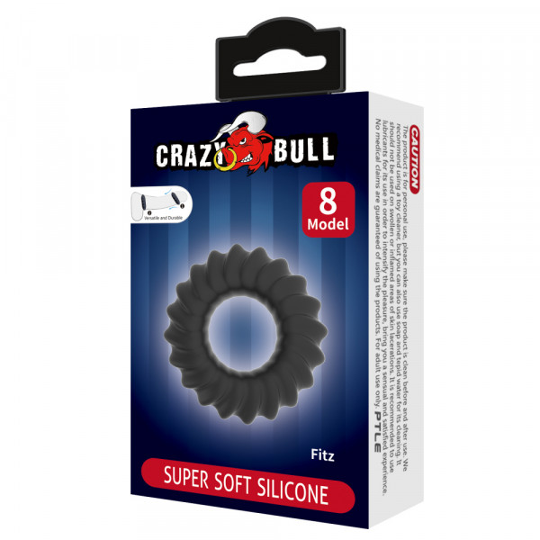 Эрекционное кольцо "Crazy Bull №8" супер нежное