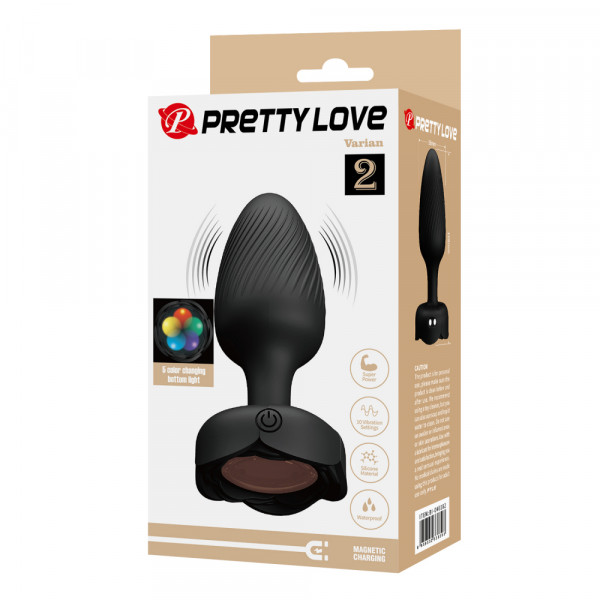 Пробка с вибрацией и LED-подсветкой "Pretty Love Varian 2" супер мощная