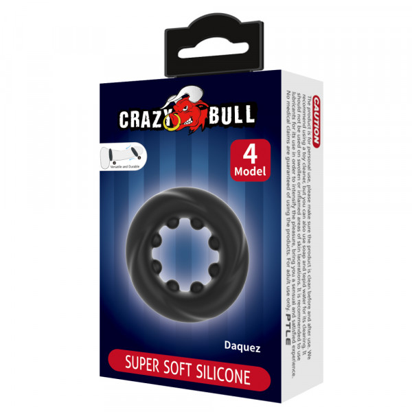 Эрекционное кольцо "Crazy Bull №4" супер нежное