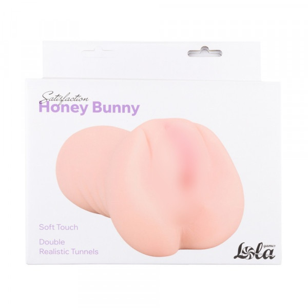 Мастурбатор реалистичный "Satisfaction Honey Bunny" вагина + анус
