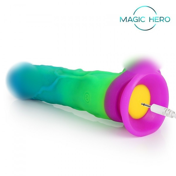 Вибратор-пульсатор "Magic Hero Silicon Love" на дистанционном управлении