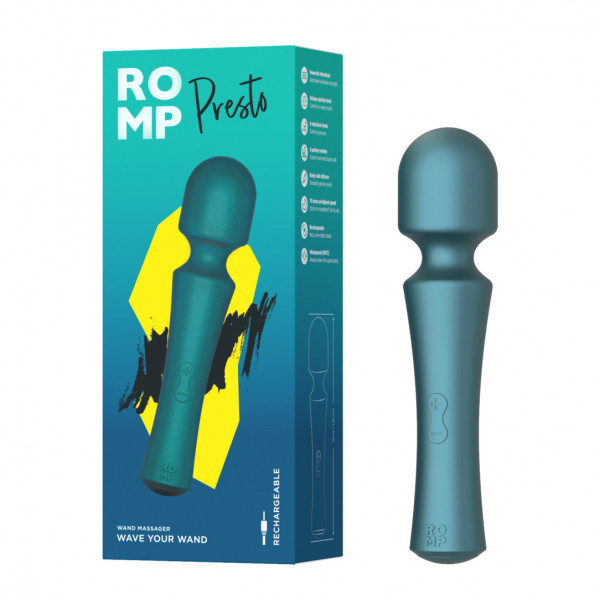 Вибромассажер для клиторальной стимуляции "Romp Presto" зеленый