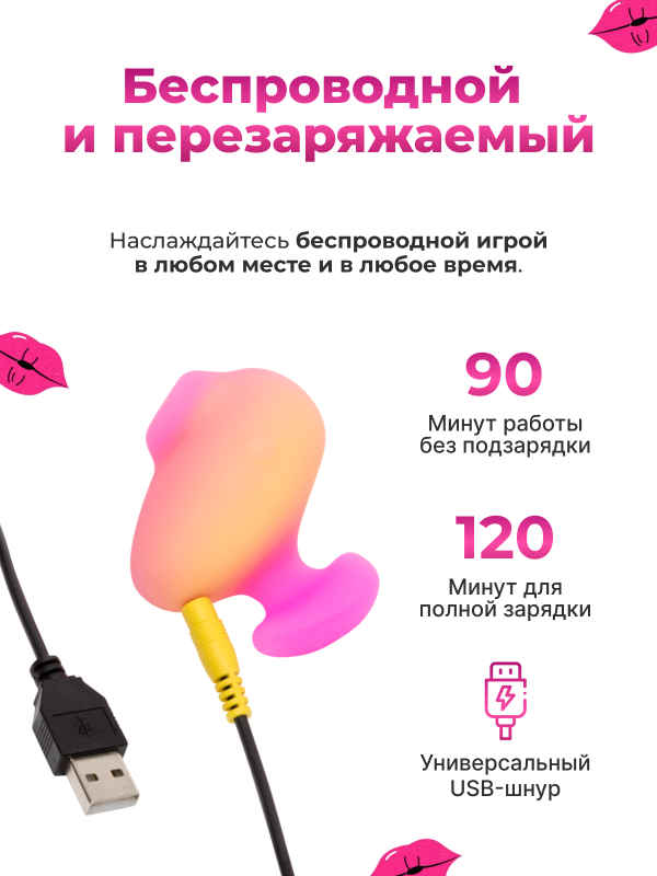 Стимулятор клитора "Romp Kiss" мини