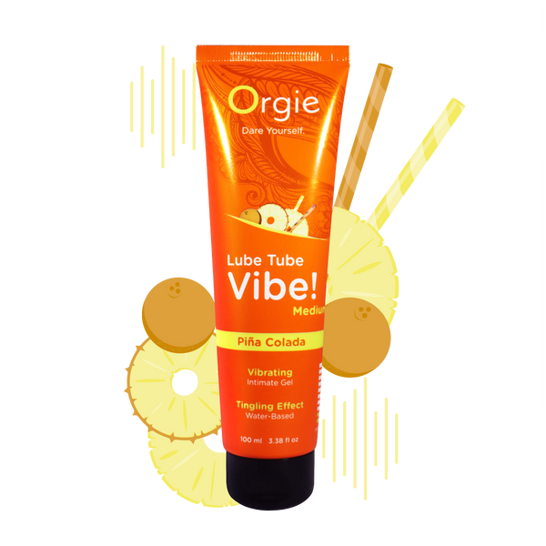 Гель с вибрацией и вкусом коктейля "Orgie Vibe Pina Colada" 100ml