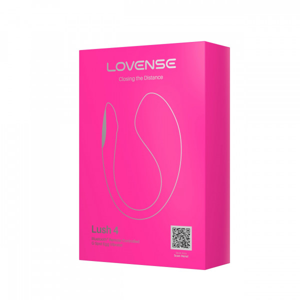 Виброяйцо "Lovense Lush 4" + приложение, розовое