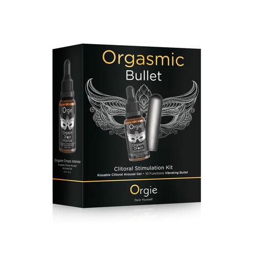Набор "Orgie Orgasmic Bullet" капли для оргазма мега мощные + вибропуля