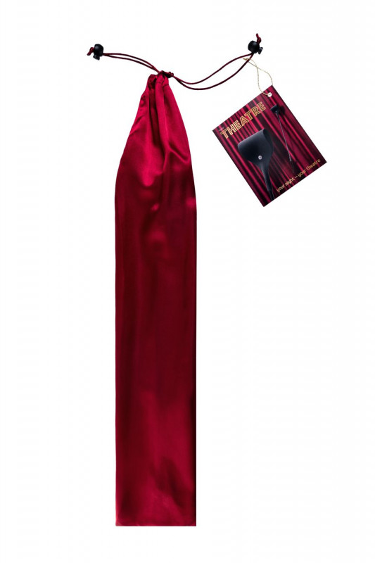 Стек с двойным шлепком "Theatre" силикон, черный